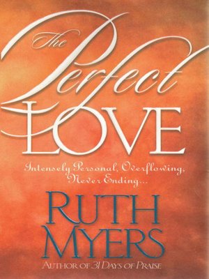 cover image of The Perfect Love